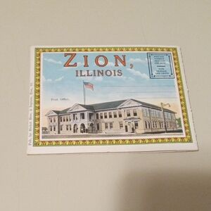 Vintage Zion, Illinois Postcard